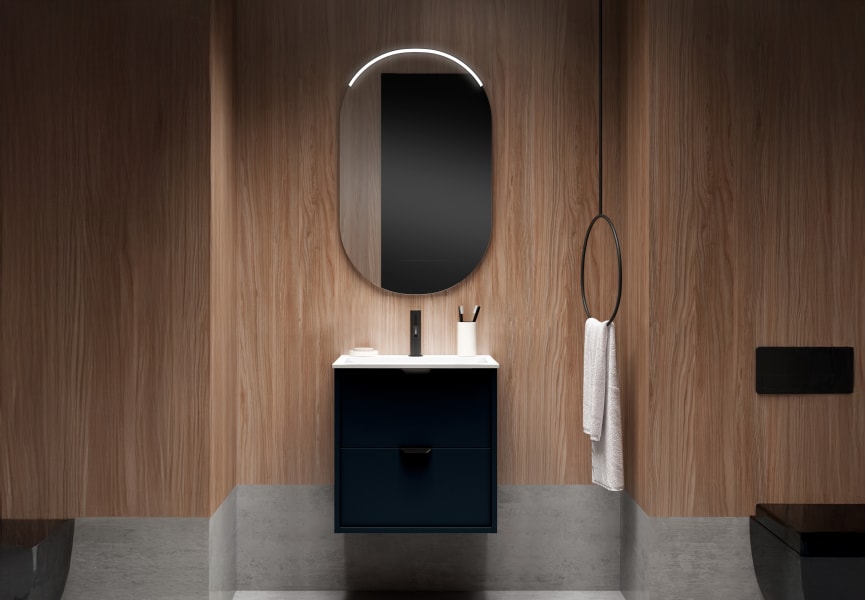 Ensemble de meubles de salle de bains faible profondeur 35,5 cm Midi Visobath principal 9