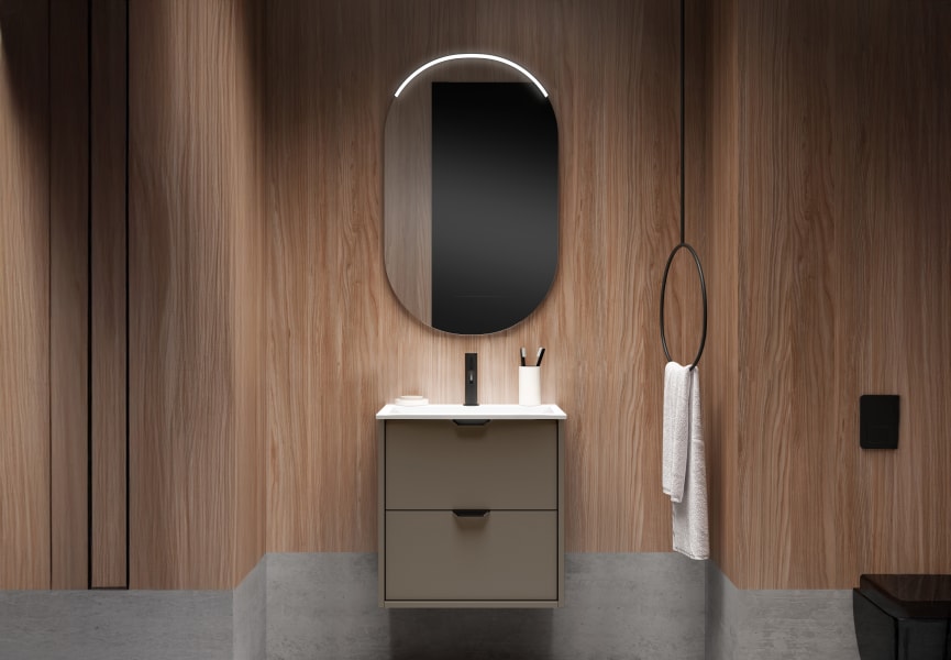 Ensemble de meubles de salle de bains faible profondeur 35,5 cm Midi Visobath principal 5