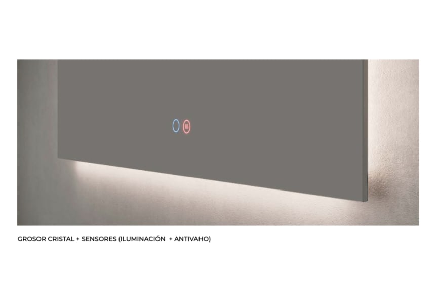 Miroir de salle de bain avec éclairage LED Italia Ledimex détail 6