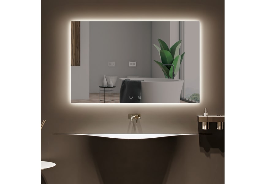 Miroir de salle de bain avec éclairage LED Italia Ledimex principal 2