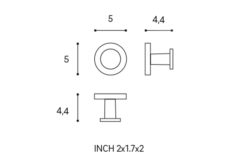 Pack 2 Cintre de salle de bains Start Cosmic croquis 5