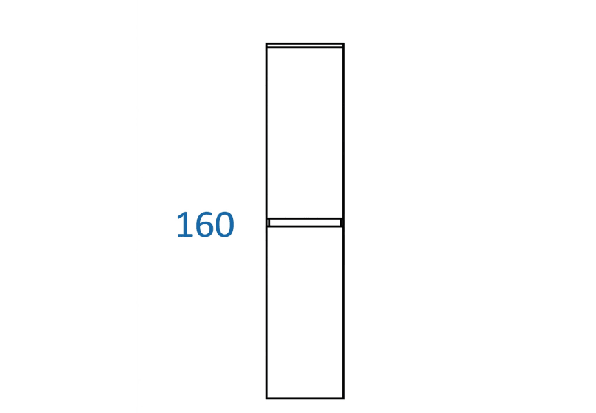 Colonne de salle de bains Basic Viso croquis 20