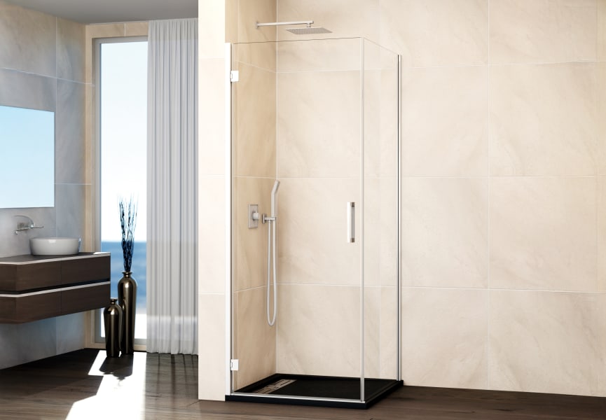 Paroi de douche en verre (Combi A + côté fixe) GME principal 1