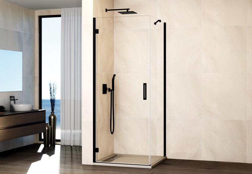 Paroi de douche en verre (Combi A + côté fixe) GME principal 2