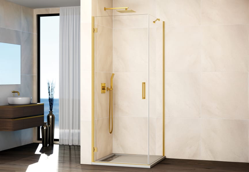 Paroi de douche en verre (Combi A + côté fixe) GME principal 4