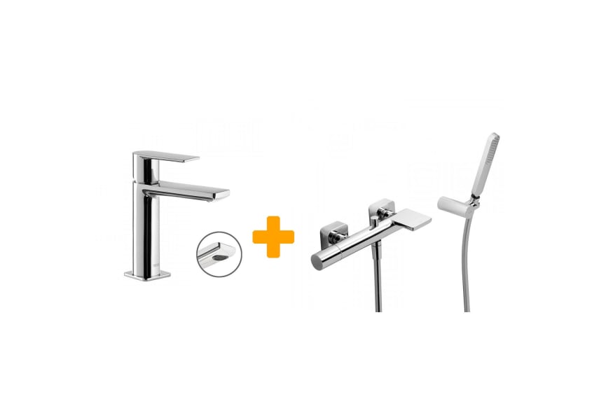 Tres Loft robinetterie de lavabo + robinetterie de baignoire principal 0