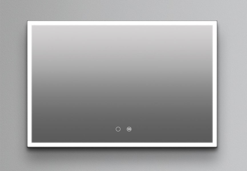 Miroir de salle de bain avec éclairage LED Suiza Ledimex détail 4