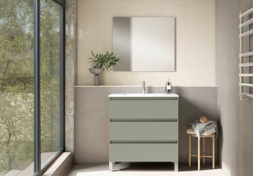 Meuble de salle de bains à faible profondeur 39,5 cm Box Viso principal 6