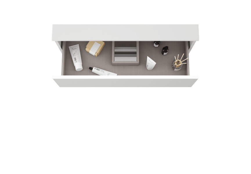 Meuble de salle de bains à faible profondeur 39,5 cm Box Visobath détail 12