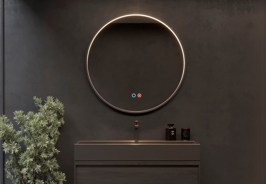 Miroir de salle de bain avec éclairage LED Nepal Ledimex principal 0