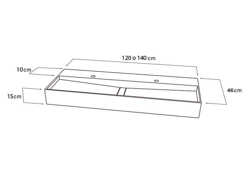 Vasque suspendue Art and Bath New croquis 2