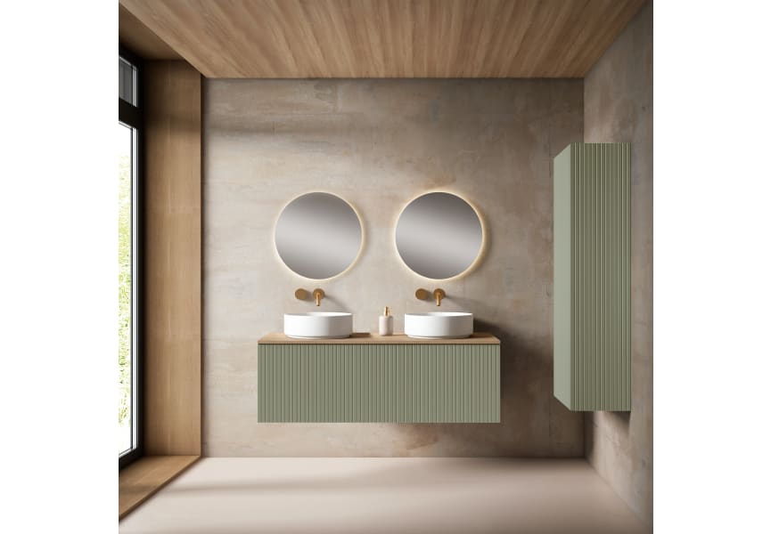 Meuble de salle de bains avec plan de toilette en MDF hydrofuge Bari Visobath principal 7