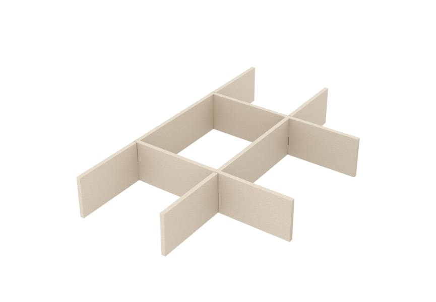 Ensemble de meubles de salle de bains avec plan de toilette en bois Optimus Salgar détail 4