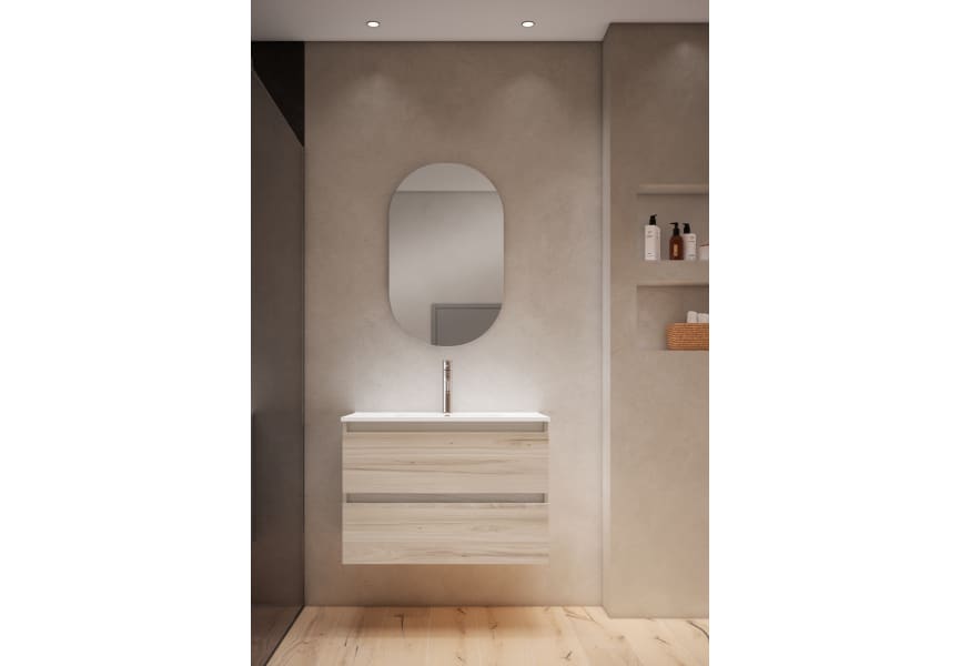Meuble de salle de bains à faible profondeur 39.5 cm Box Visobath principal 2