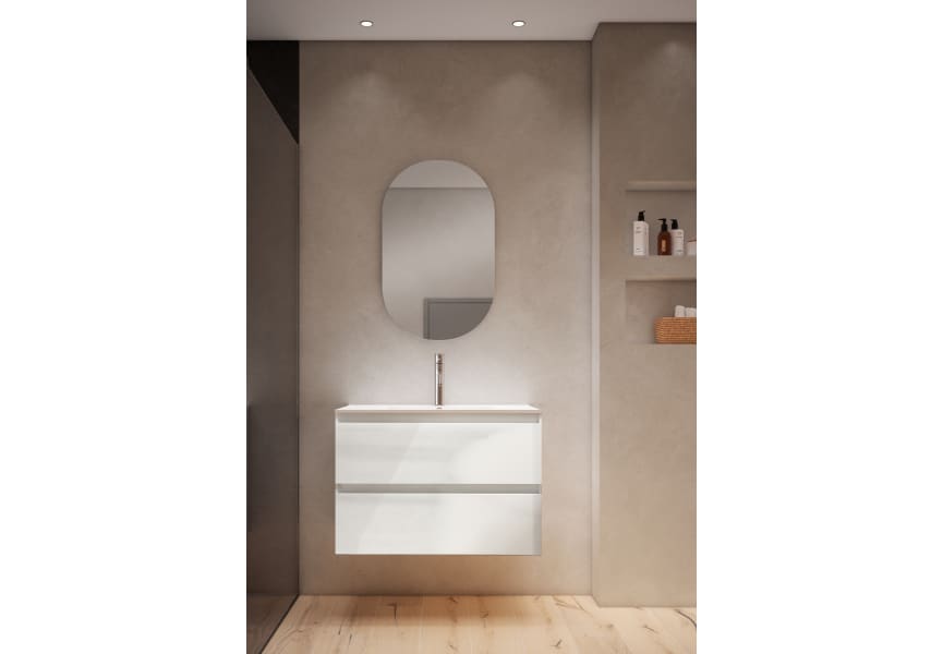 Meuble de salle de bains à faible profondeur 39.5 cm Box Visobath principal 9