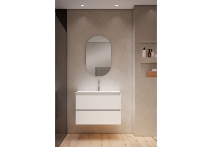 Meuble de salle de bains à faible profondeur 39.5 cm Box Visobath principal 0