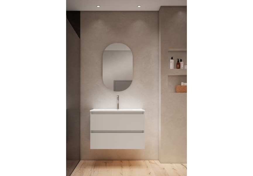 Meuble de salle de bains à faible profondeur 39.5 cm Box Visobath principal 6