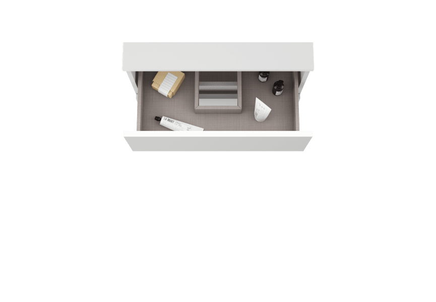 Meuble de salle de bains à faible profondeur 39.5 cm Box Visobath détail 11