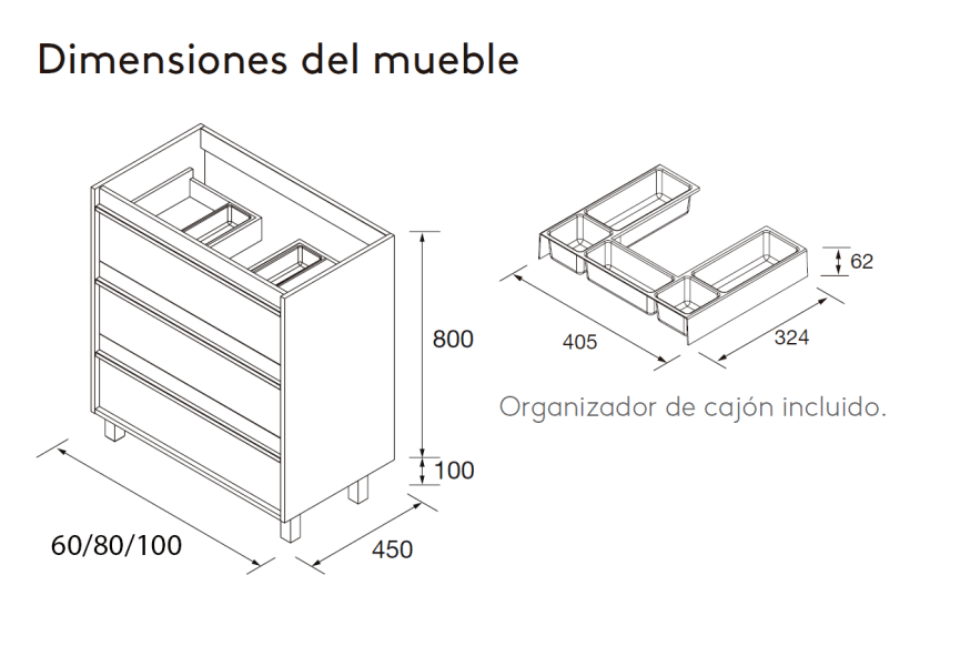 Ensemble de meubles de salle de bain Attila Salgar croquis 11