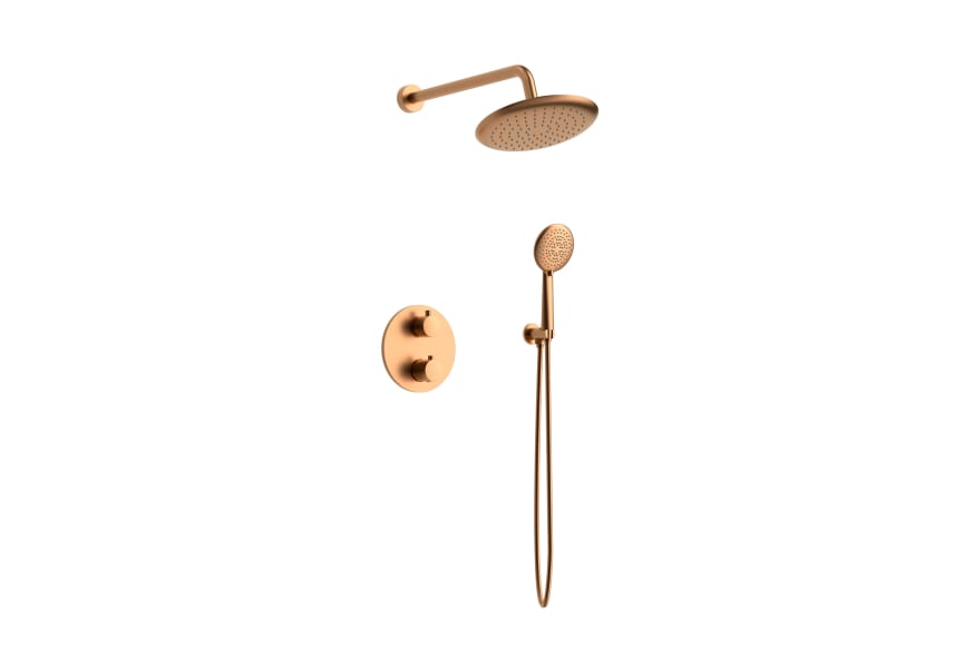 Ensemble de douche à encastrer en Bambú Lluvibath principal 1