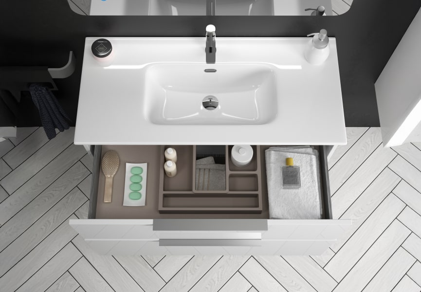 Meuble de salle de bains Galsaky  Coycama détail 9