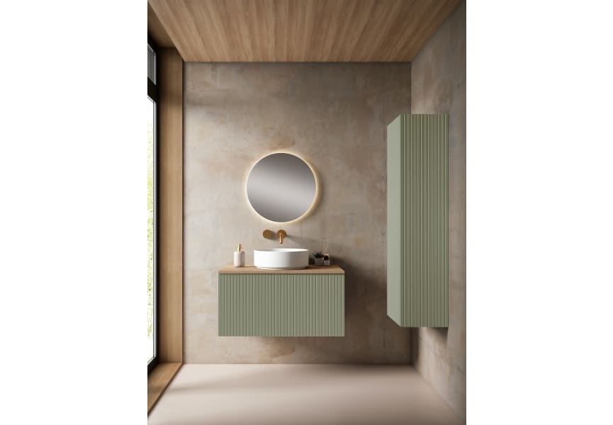 Meuble de salle de bains avec plan de toilette en MDF hydrofuge Bari Visobath principal 6