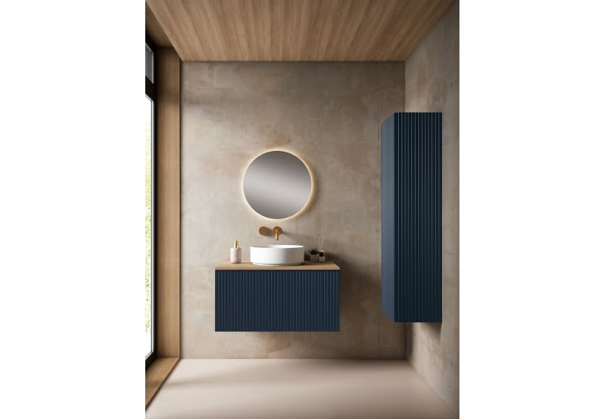Meuble de salle de bains avec plan de toilette en MDF hydrofuge Bari Visobath principal 7