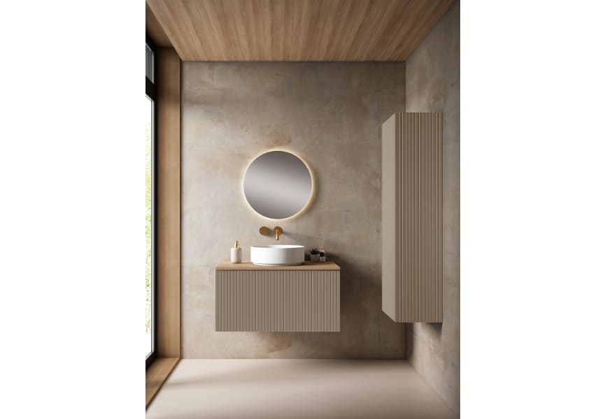 Meuble de salle de bains avec plan de toilette en MDF hydrofuge Bari Visobath principal 8
