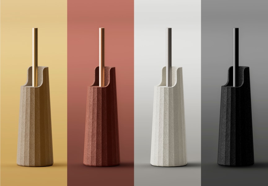 Porte-balai de toilette Futura par Cosmic environnement 6