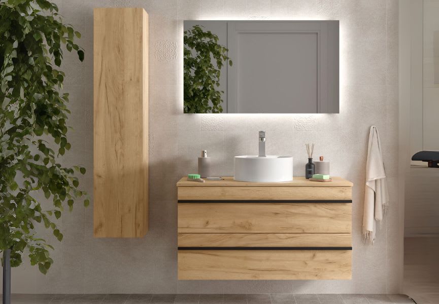 Meuble de salle de bains avec vasque Born Salgar environnement 7