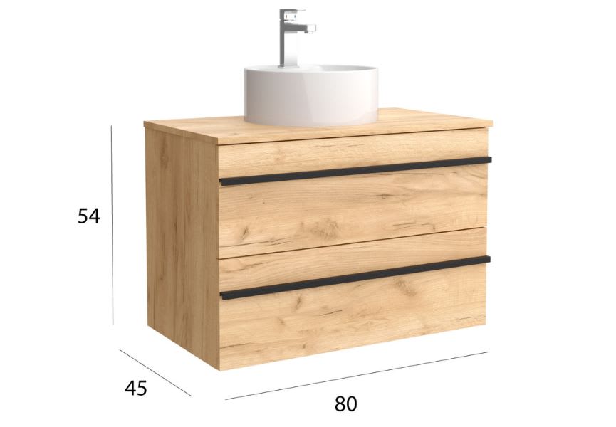 Meuble de salle de bains avec vasque Born Salgar détail 5