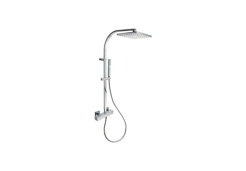 Pack robinetterie de lavabo + robinetterie de bidet + ensemble de douche Ensemble de douche Cuadro Tres détail 1