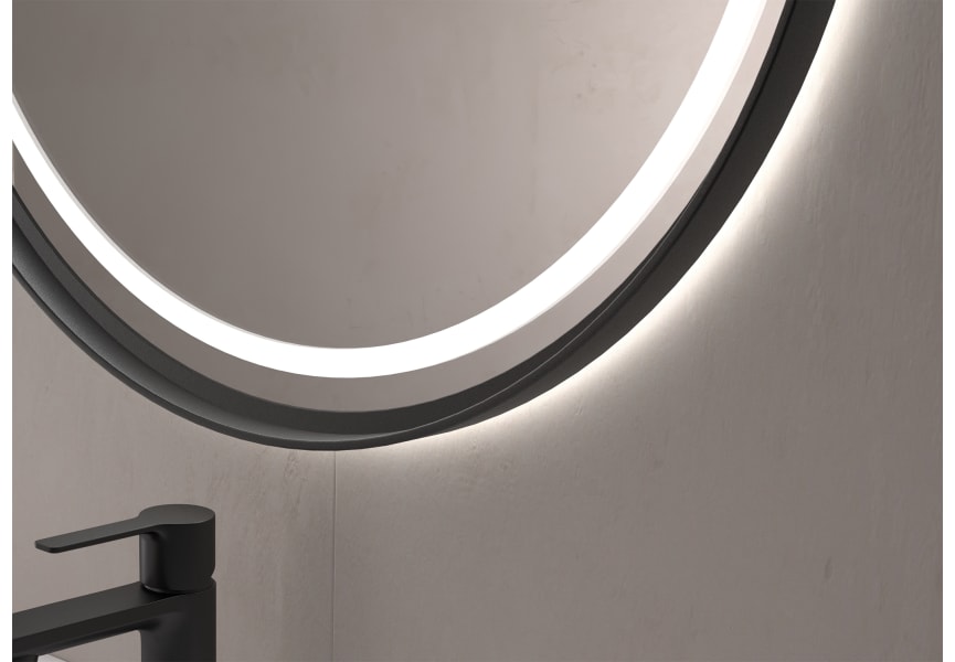 Caicos Eurobath Miroir de salle de bains avec éclairage LED détail 3