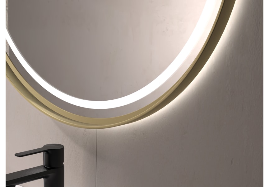 Caicos Eurobath Miroir de salle de bains avec éclairage LED détail 4