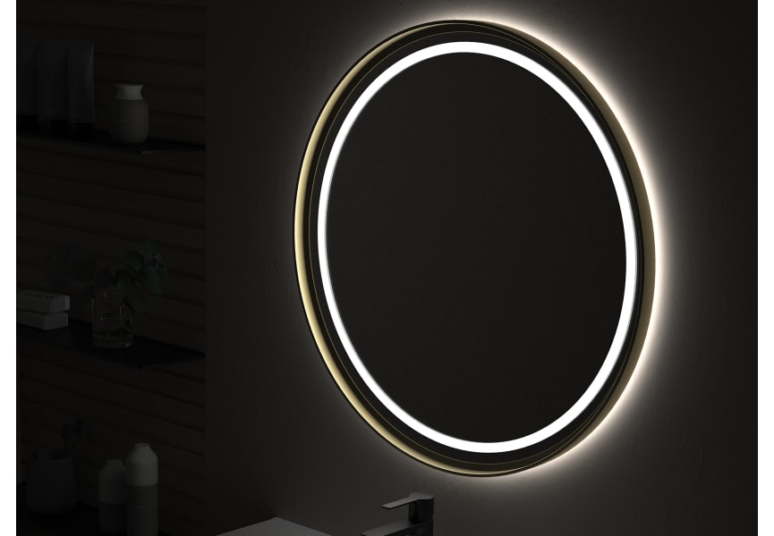 Caicos Eurobath Miroir de salle de bains avec éclairage LED principal 1