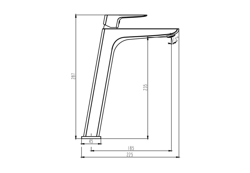 Mitigeur de lavabo Marriot GME croquis 8