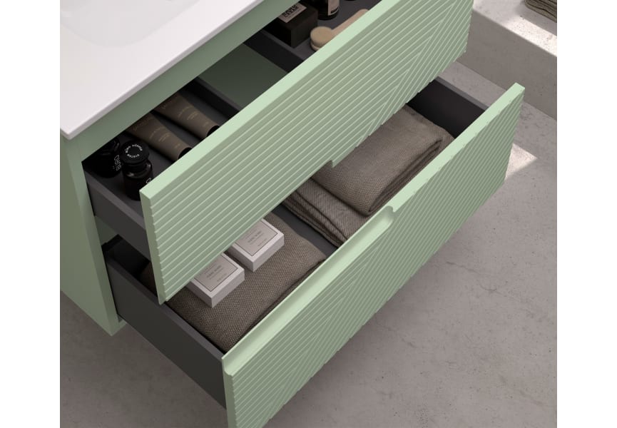Meuble de salle de bains avec plan de toilette Limo Bruntec environnement 12