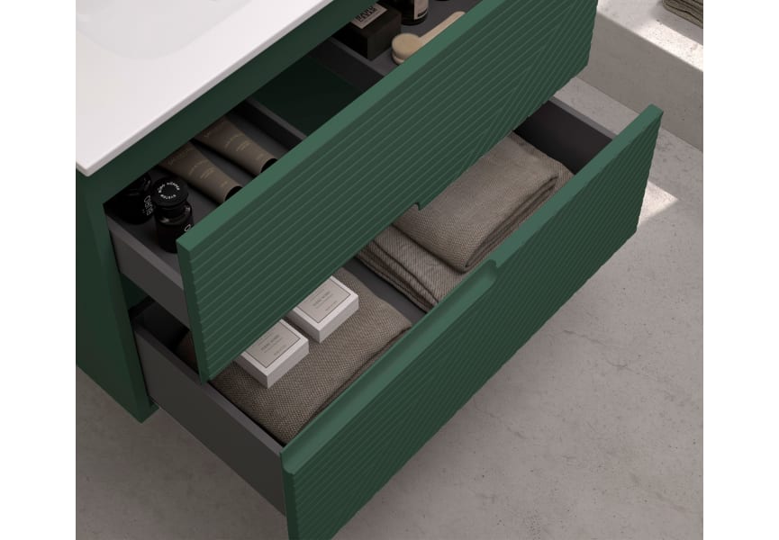 Meuble de salle de bains avec plan de toilette Limo Bruntec environnement 10