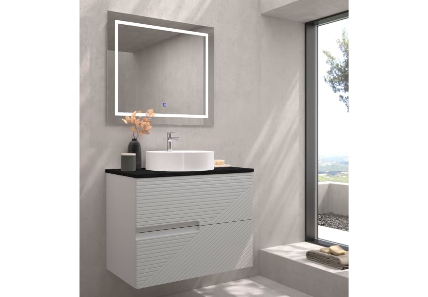 Meuble de salle de bains avec plan de toilette Limo Bruntec principal 5