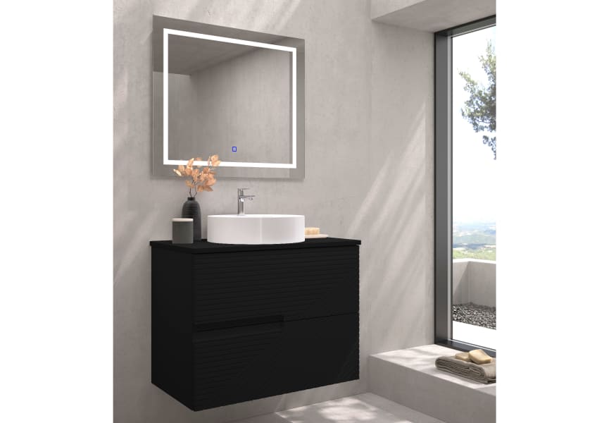 Meuble de salle de bains avec plan de toilette Limo Bruntec principal 4