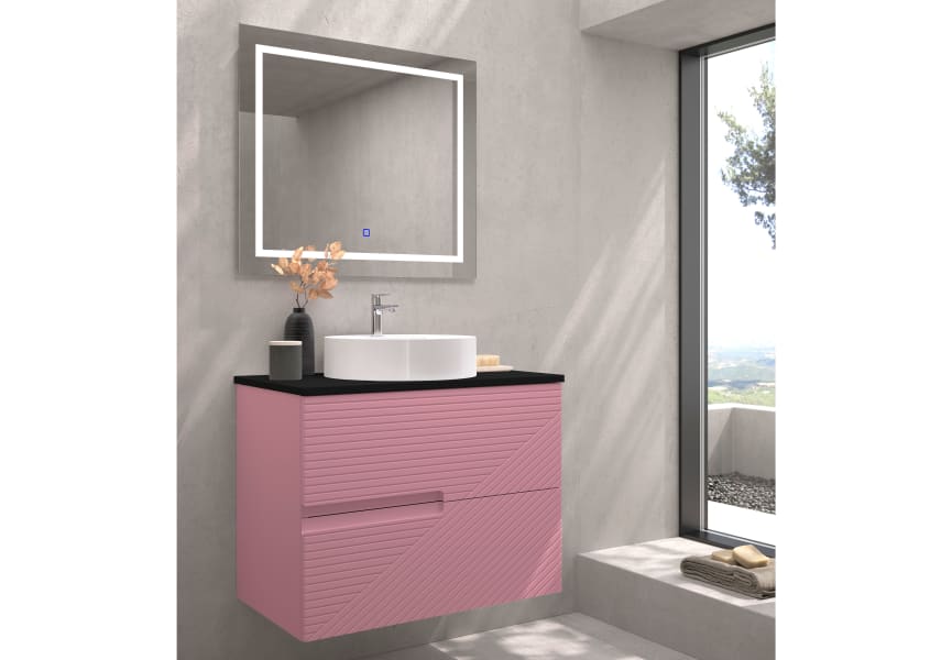 Meuble de salle de bains avec plan de toilette Limo Bruntec principal 9