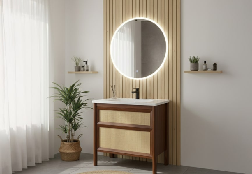 Ensemble de meubles de salle de bains Natura Bruntec principal 1