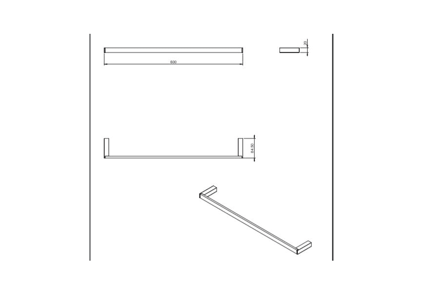 Porte-serviettes de bain Bath Life by Cosmic croquis 15