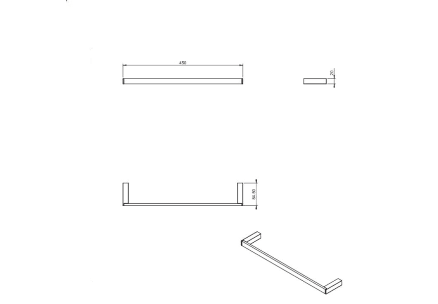 Porte-serviettes de bain Bath Life by Cosmic croquis 14
