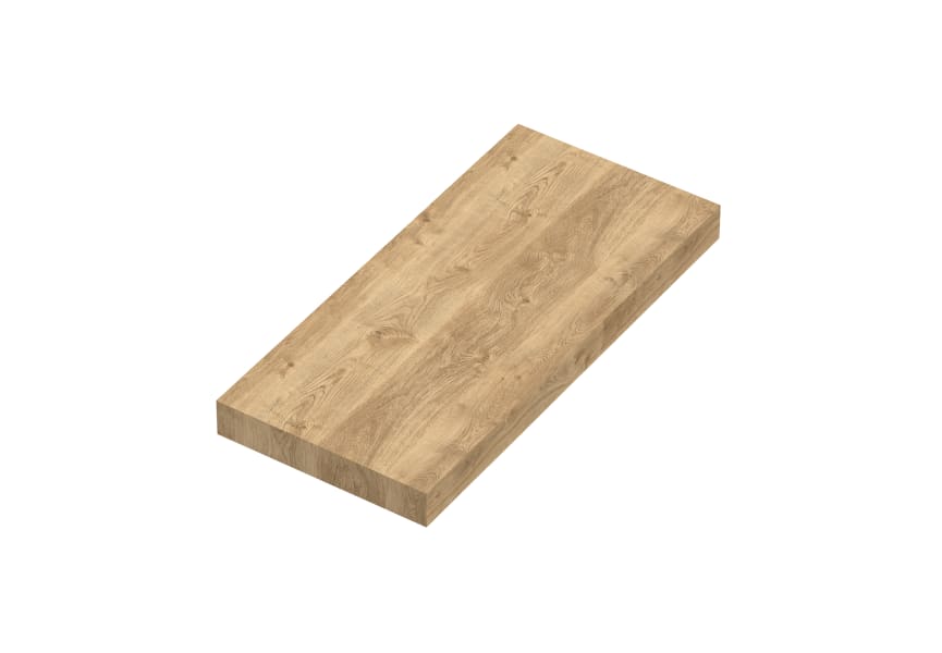 Ensemble meuble de salle de bain avec plan vasque Flow Coycama détail 1