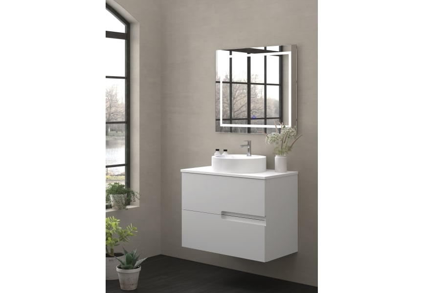 Ensemble de meuble de salle de bains Lia couleurs Bruntec principal 3