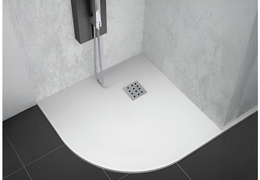 Receveurs de douche en résine Design Basic de Bruntec principal 0