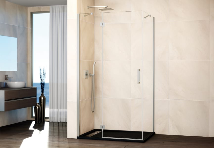 Paroi de douche en verre (Combi C + paroi latérale fixe) par GME principal 5