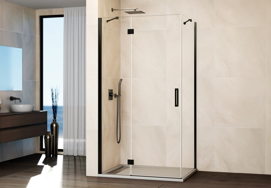Paroi de douche en verre (Combi C + paroi latérale fixe) par GME principal 3