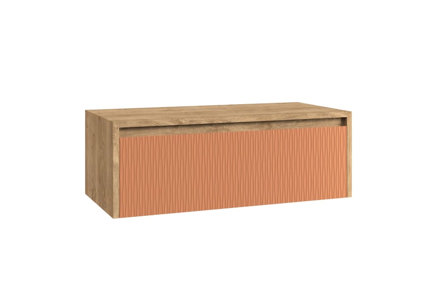 Meuble de salle de bain avec plan de toilette en bois Lambda Coycama principal 14